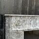 Louis XVI fireplace in gray marble Saint Anne, eighteenth century