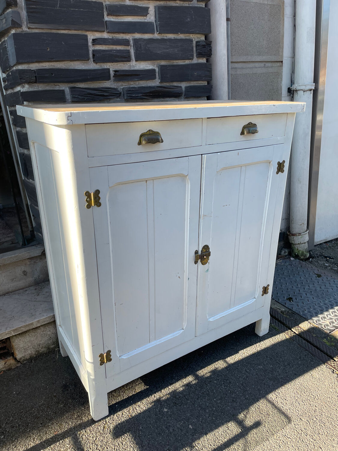 Parisian sideboard white wood