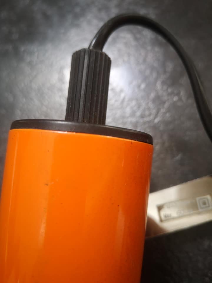 Wall spot wall lamp Italian orange ceiling lamp vintage 100%70 Targetti Sankey