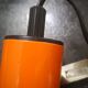 Wall spot wall lamp Italian orange ceiling lamp vintage 100%70 Targetti Sankey