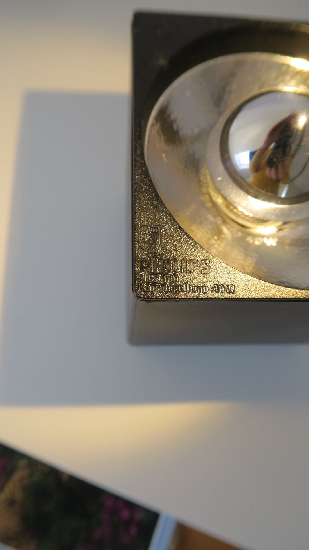 4 philips spot ceiling lights, 70s