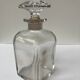 Perfume bottle crystal XIXth with cap facets