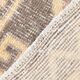 3x12 Light Yellow & Brown Turkish Vintage Runner Rug, 80x373Cm