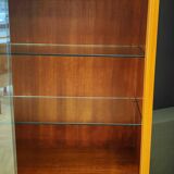 Mid century highboard vintage display cabinet, bookcase