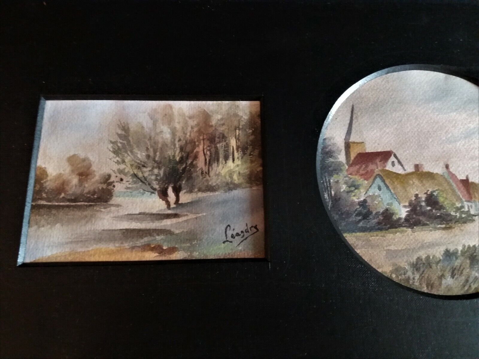 Watercolor landscapes