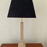 Vintage travertine lamp from the 70s