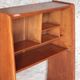Vintage wooden furniture, Roger Landault shelf for ABC, 1950s.