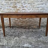 Farmhouse table with one drawer