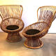 Paire de fauteuils Margherita design Franco Albini éditées par Bonacina