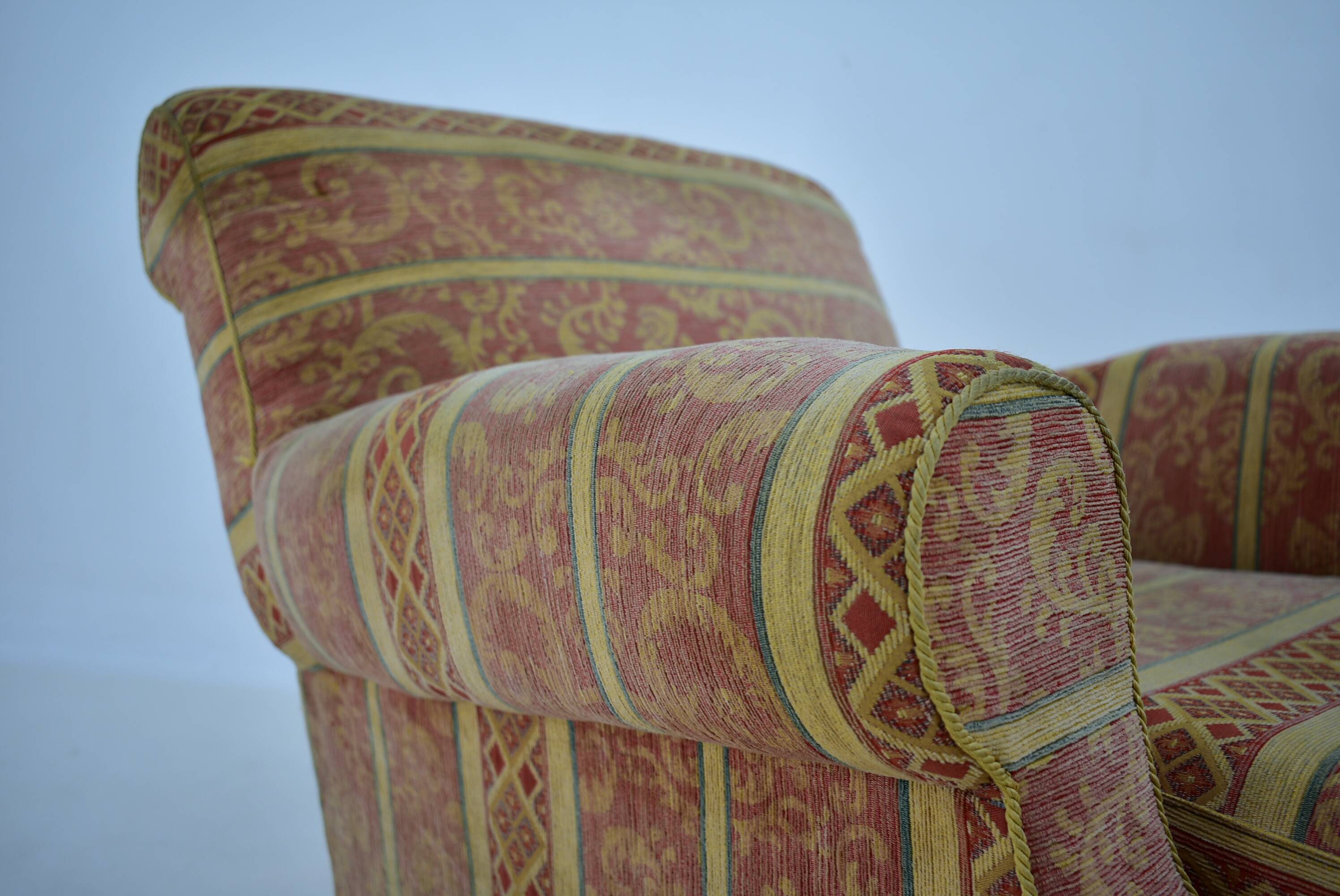 1940s Art Deco Armchair, Czechoslovakia