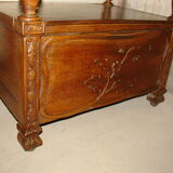 Dressing table and mirror in Walnut around 1880
