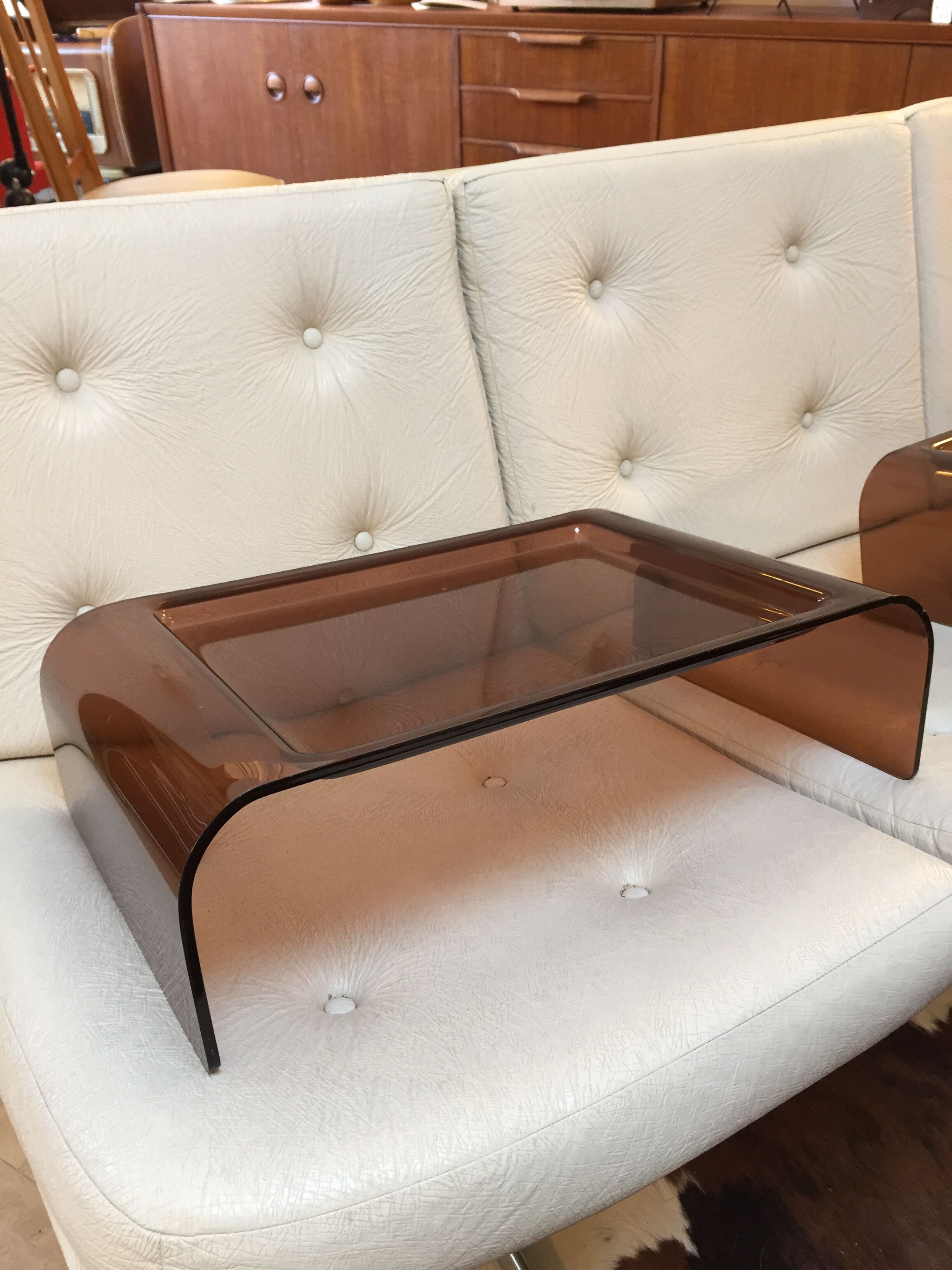 Duo trays "Breakfast" in Plexiglas, 1970