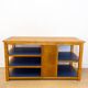 Spanish TV Console in Teak Wood, 1970s