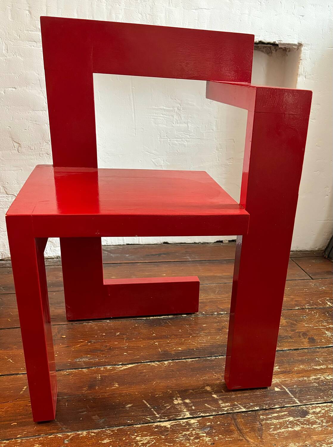 Steltman Chair designed by Gerrit Thomas Rietveld 1963