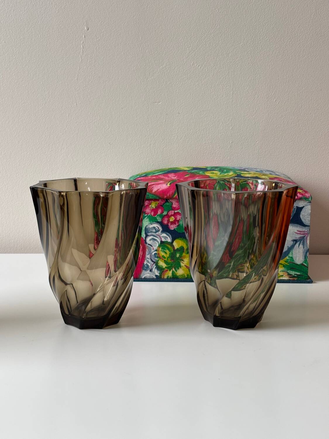 Vase en verre fumé Luminarc