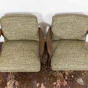 Pair of restored vintage GFM 87 armchairs by Juliusz Kedziorek, 1960s