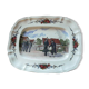 Plat rectangulaire Sarreguemines Obernai H. Loux