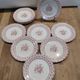 Set of 11 old Lunéville dessert plates