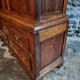 Antique English oak wardrobe with drawers, England, circa 1800–1820.