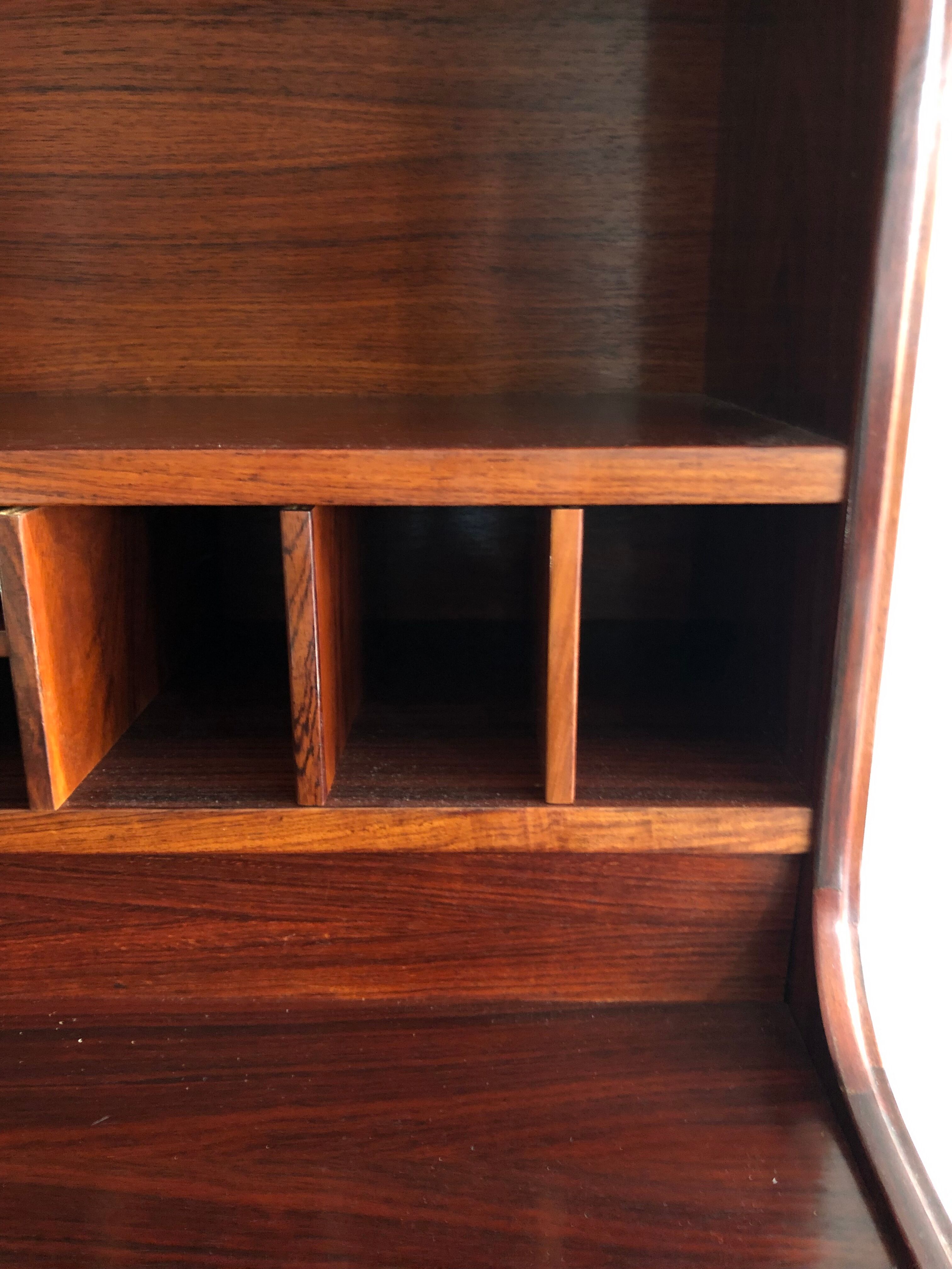 Scandinavian teak secretary desk