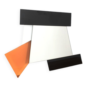 Miroir par Ettore Sottsass pour Glas Italia