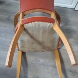 Vintage wooden armchair
