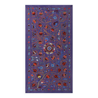 Hand knotted rug, vintage Turkish rug 101x191 cm