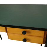 Vintage desk 60' wood and metal FORBO