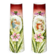 Paire de vases en opaline. Peints à la main.