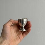 Silver-plated egg cup