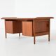 Arne Vodder writing desk model 207 in teak Sibast Denmark 1960