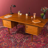 Walnut desk from the 1950s