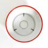 Large original 1960s red Bumling ceiling lamp by Anders Pehrson for Ateljé