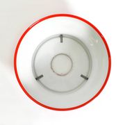 Large original 1960s red Bumling ceiling lamp by Anders Pehrson for Ateljé