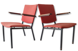 Paire de fauteuils de