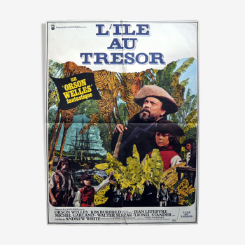 Original movie poster "Treasure Island" Orson Welles