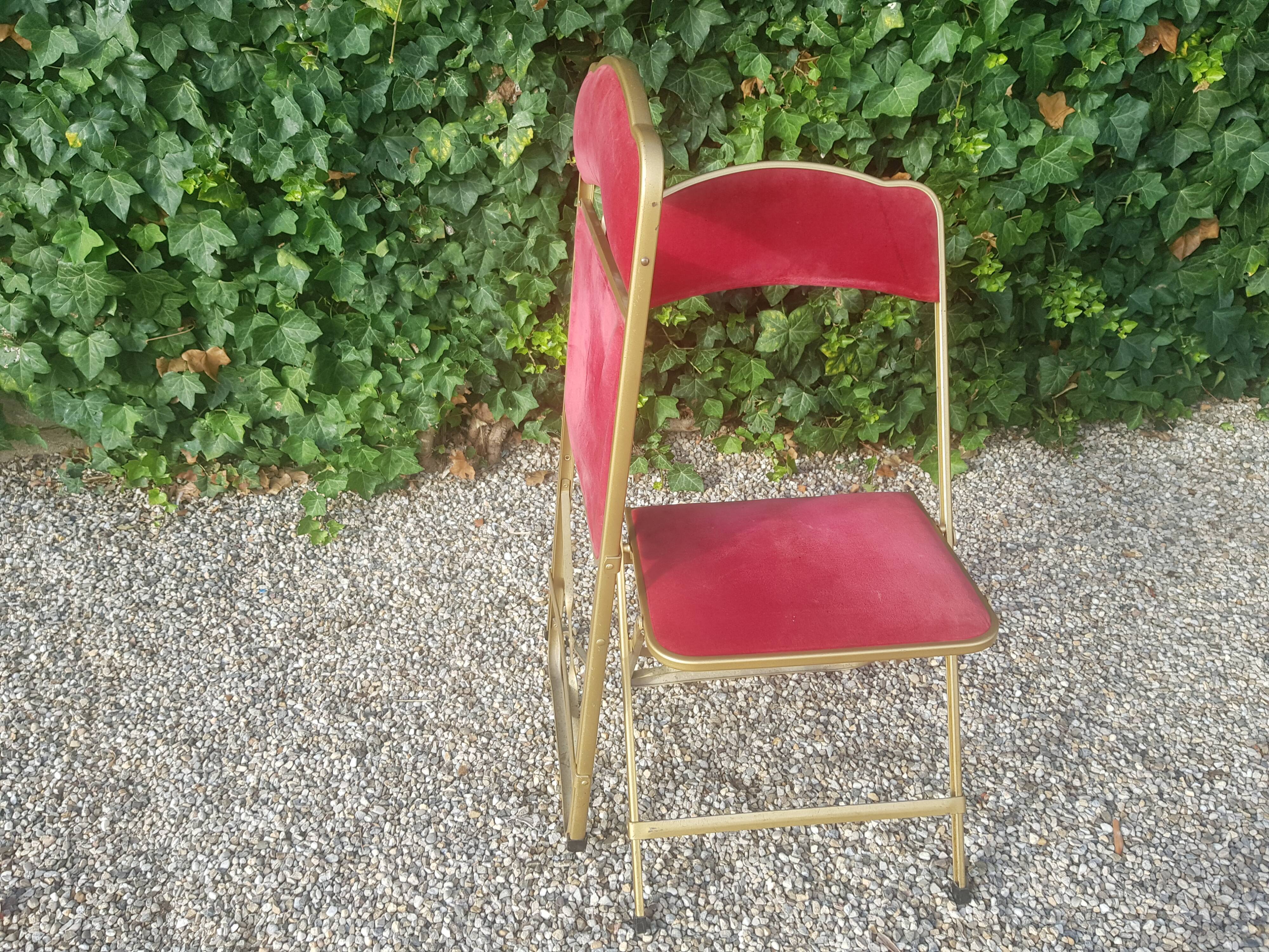 Pair of folding chairs