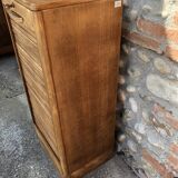 Curtain binder cabinet