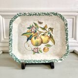 Fruit décor dish Italy 1970, Due Torri