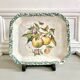 Fruit décor dish Italy 1970, Due Torri