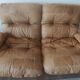 Marsala Leather Sofa + 2 Armchairs by Michel Ducaroy - ROSET 1970s