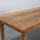 Table de ferme provinciale en bois d'orme, France vers 1850