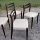 Set of 4 Scandinavian style chairs from the 70s
