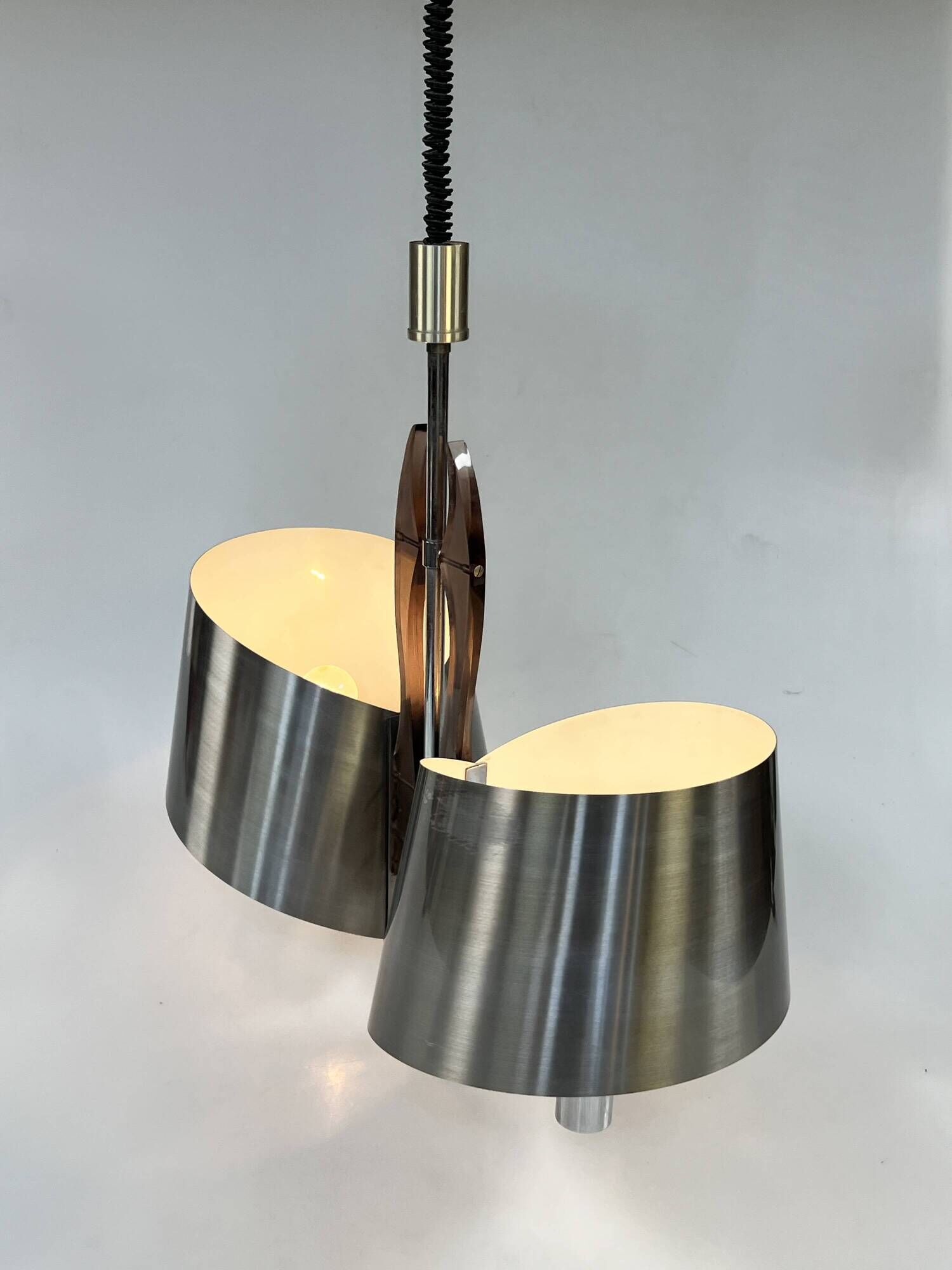 Vintage Maison Charles Pendant Lamp, France 60's