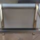 Side tables, chrome metal end tables