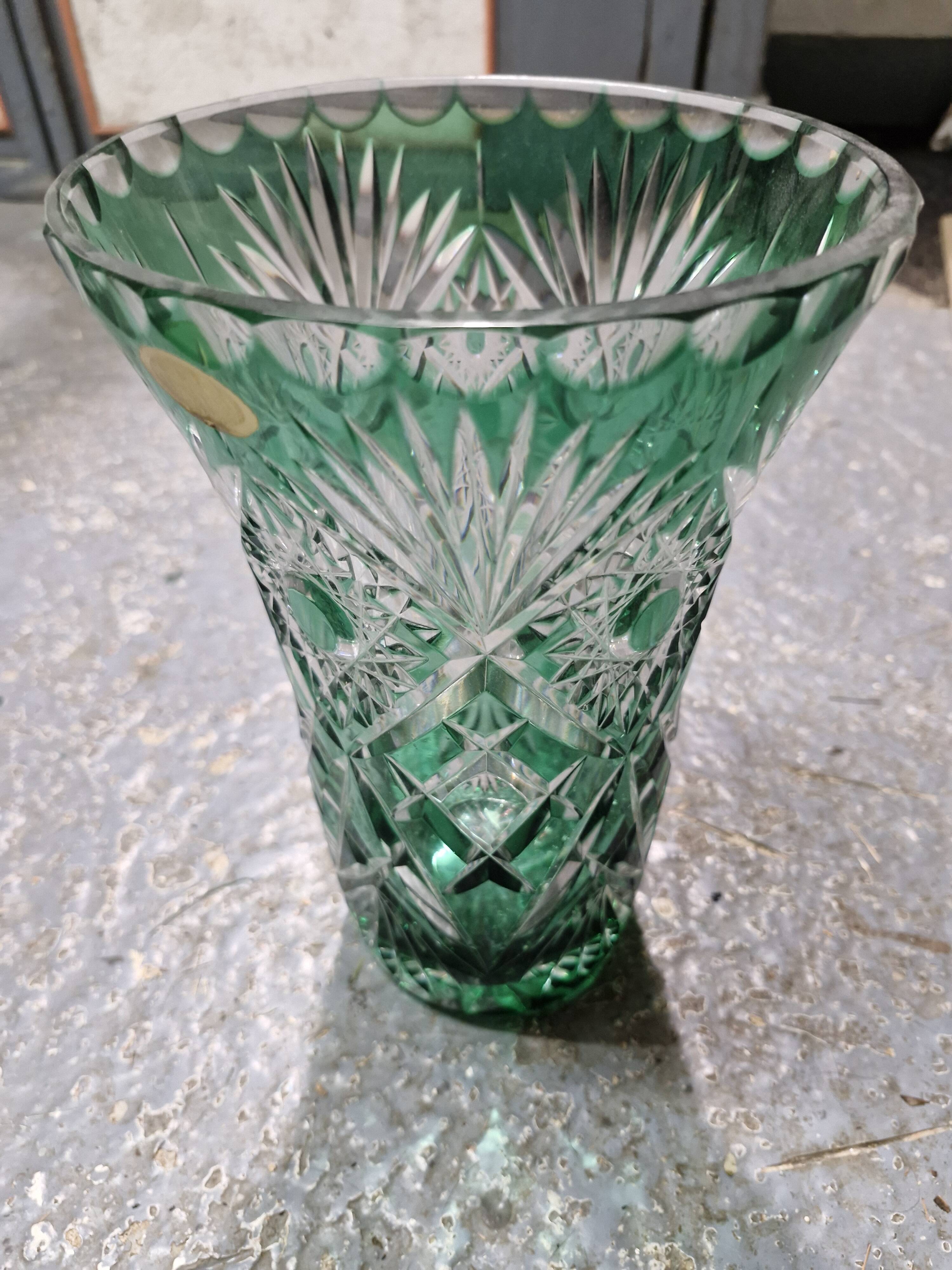 Vase en cristal