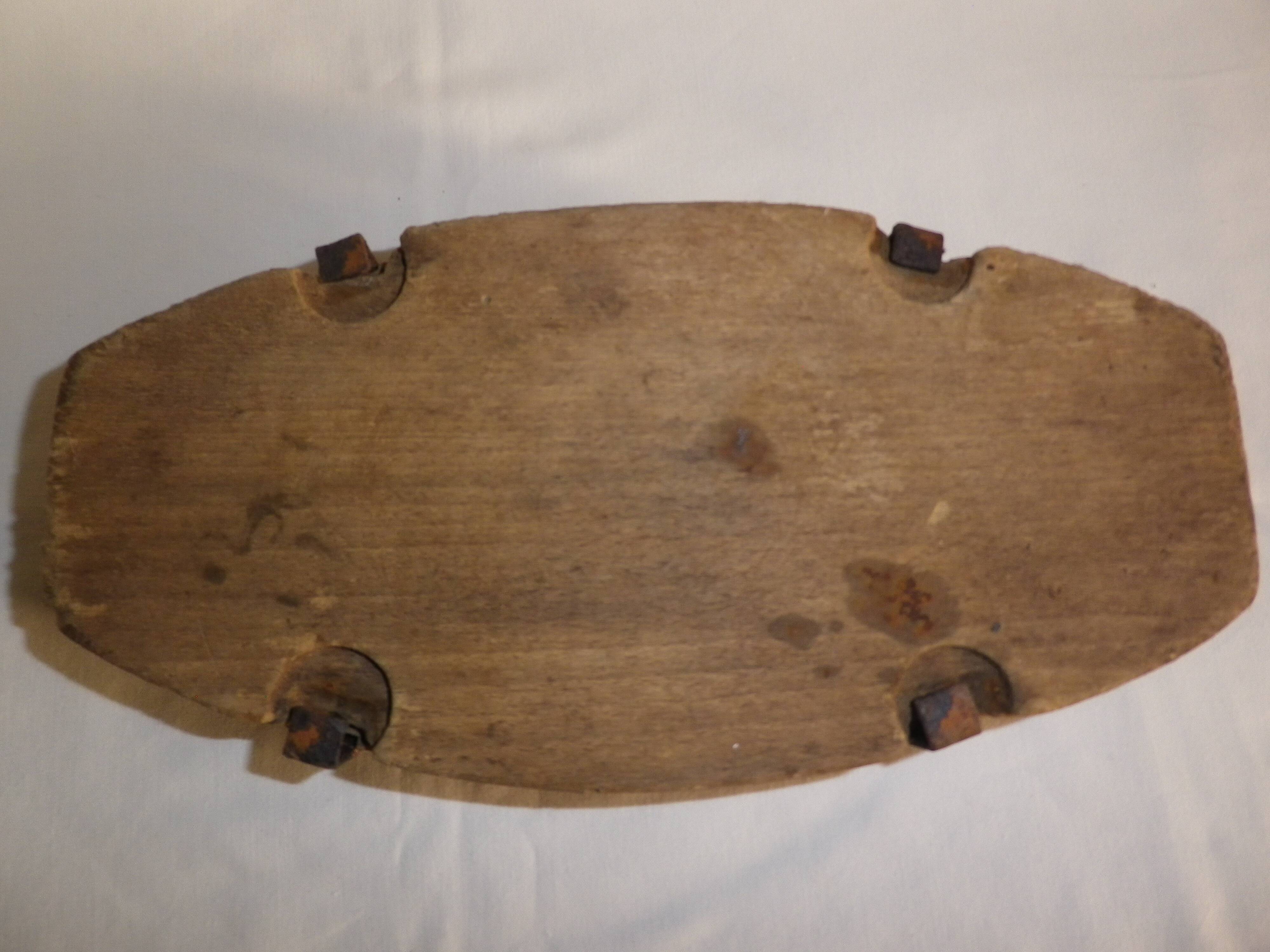 old wooden butter mold