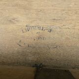 Commode ancienne en acajou flammé de style louis philippe