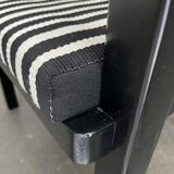 Set of German armchairs model D51 Fagus with Bauhaus patterned cushion by Walter Gropius for Tecta.