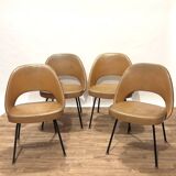 Set of 4 Conference Chairs by Saarinen for Knoll International